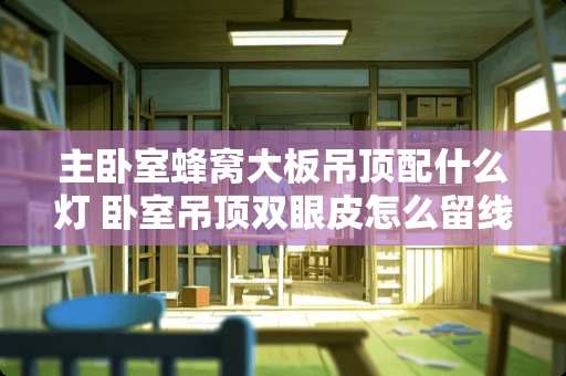 主卧室蜂窝大板吊顶配什么灯 卧室吊顶双眼皮怎么留线管