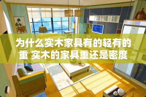 为什么实木家具有的轻有的重 实木的家具重还是密度板的重