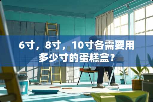 6寸，8寸，10寸各需要用多少寸的蛋糕盒？