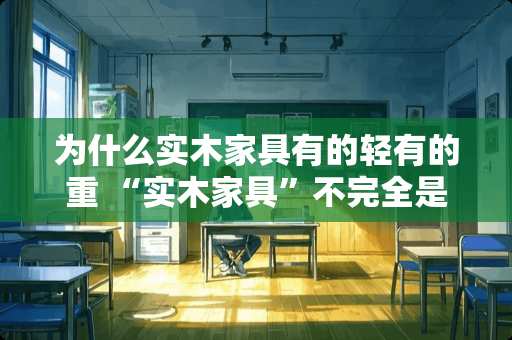 为什么实木家具有的轻有的重 “实木家具”不完全是“全实木家具”，如何才能一眼辨别