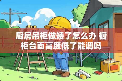 厨房吊柜做矮了怎么办 橱柜台面高度低了能调吗