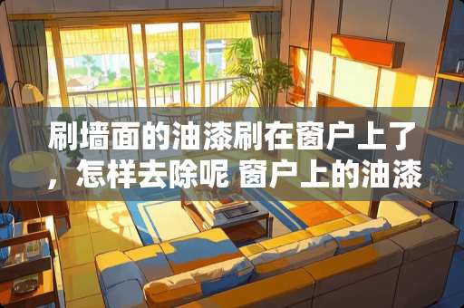 刷墙面的油漆刷在窗户上了，怎样去除呢 窗户上的油漆怎样清洗