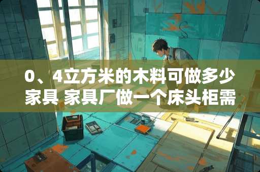 0、4立方米的木料可做多少家具 家具厂做一个床头柜需要150平方分米的木料，进行改造后每个柜子节约了30平方分米，原来做10个柜子