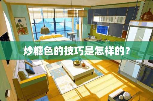 炒糖色的技巧是怎样的？