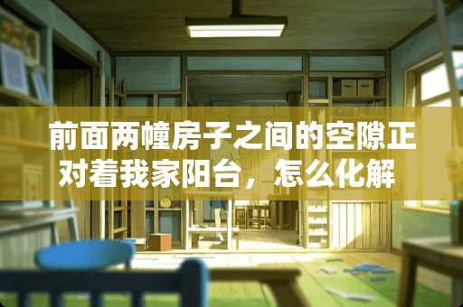 前面两幢房子之间的空隙正对着我家阳台，怎么化解 洋房卧室装修连阳台怎么装修