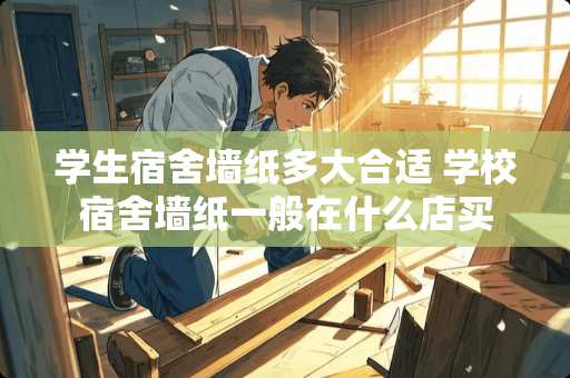 学生宿舍墙纸多大合适 学校宿舍墙纸一般在什么店买