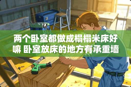 两个卧室都做成榻榻米床好嘛 卧室放床的地方有承重墙该怎么装修