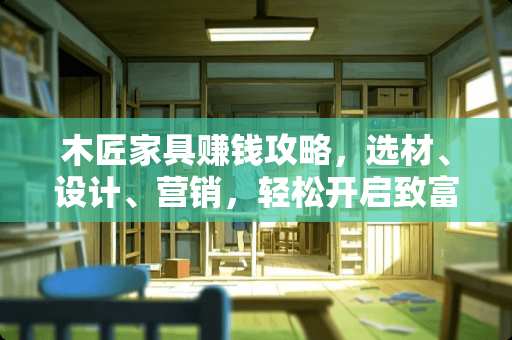 木匠家具赚钱攻略，选材、设计、营销，轻松开启致富之路！木匠家具怎么赚钱