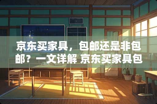 京东买家具，包邮还是非包邮？一文详解 京东买家具包邮吗