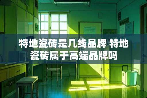 特地瓷砖是几线品牌 特地瓷砖属于高端品牌吗
