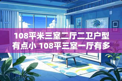 108平米三室二厅二卫户型有点小 108平三室一厅有多大