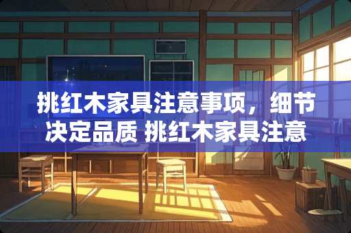 挑红木家具注意事项，细节决定品质 挑红木家具注意事项