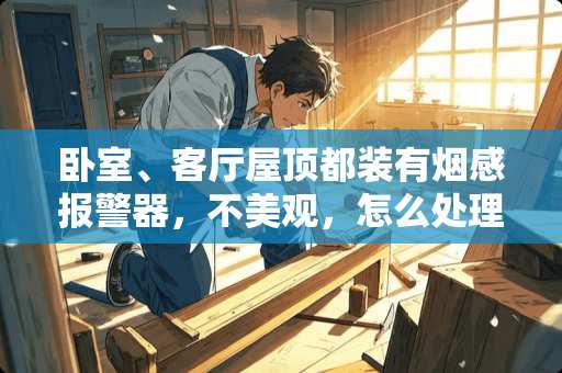 卧室、客厅屋顶都装有烟感报警器，不美观，怎么处理好 难看卧室装修怎么办