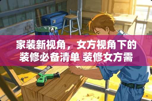 家装新视角，女方视角下的装修必备清单 装修女方需要买什么