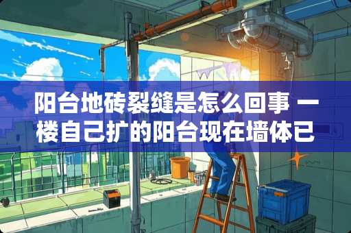 阳台地砖裂缝是怎么回事 一楼自己扩的阳台现在墙体已经有了裂缝，怎么办