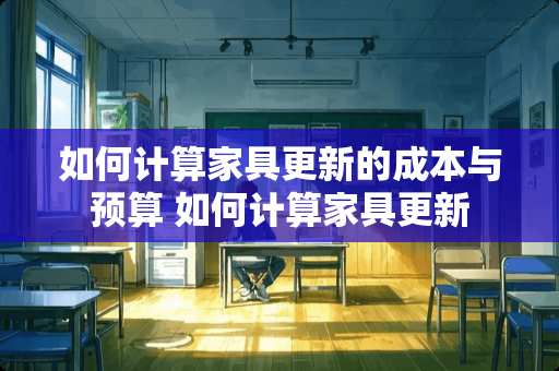 如何计算家具更新的成本与预算 如何计算家具更新