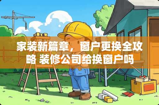 家装新篇章，窗户更换全攻略 装修公司给换窗户吗
