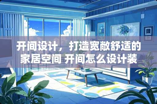 开间设计，打造宽敞舒适的家居空间 开间怎么设计装修