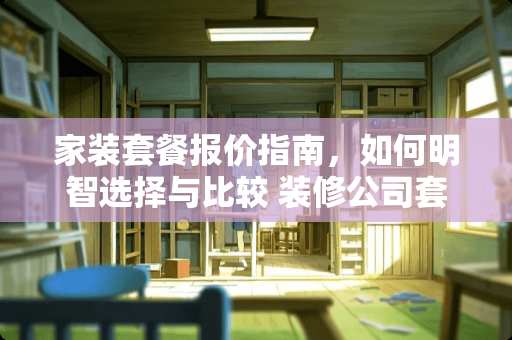 家装套餐报价指南，如何明智选择与比较 装修公司套餐怎么报价