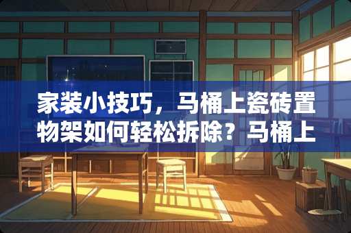 家装小技巧，马桶上瓷砖置物架如何轻松拆除？马桶上瓷砖置物架怎么拆