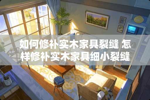 如何修补实木家具裂缝 怎样修补实木家具细小裂缝