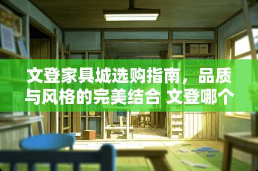 文登家具城选购指南，品质与风格的完美结合 文登哪个家具城好