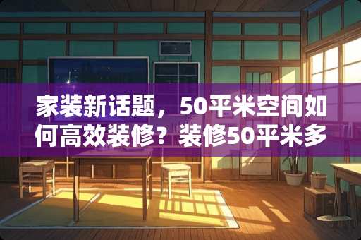 家装新话题，50平米空间如何高效装修？装修50平米多久
