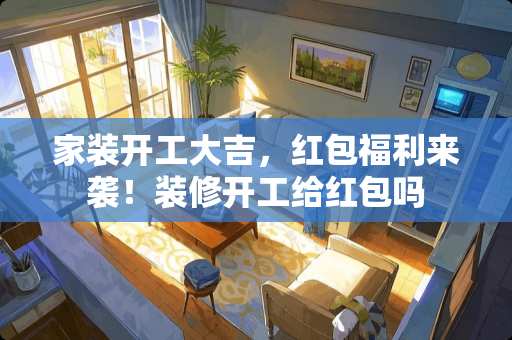 家装开工大吉，红包福利来袭！装修开工给红包吗