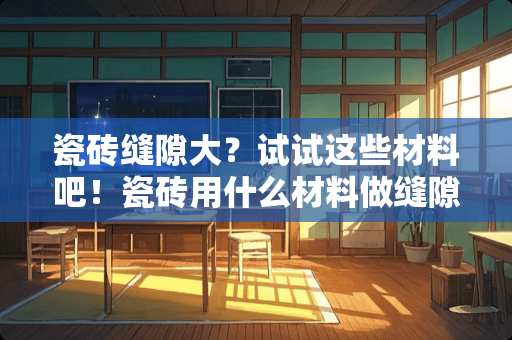 瓷砖缝隙大？试试这些材料吧！瓷砖用什么材料做缝隙大