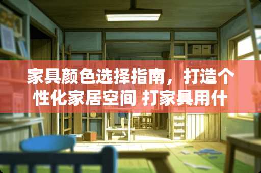 家具颜色选择指南，打造个性化家居空间 打家具用什么颜色的