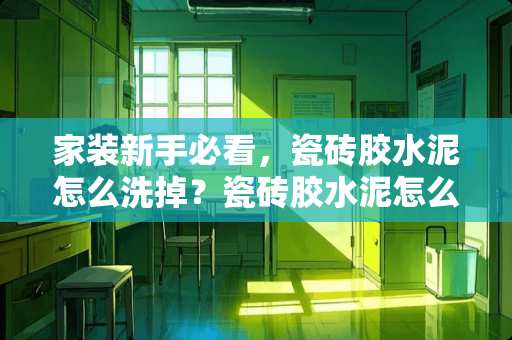 家装新手必看，瓷砖胶水泥怎么洗掉？瓷砖胶水泥怎么洗掉