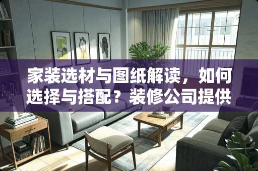 家装选材与图纸解读，如何选择与搭配？装修公司提供哪些图纸