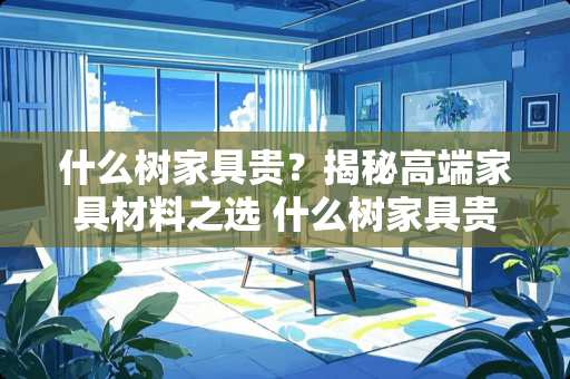 什么树家具贵？揭秘高端家具材料之选 什么树家具贵