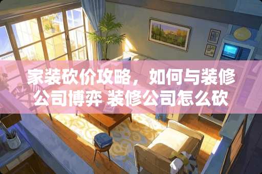 家装砍价攻略，如何与装修公司博弈 装修公司怎么砍价格