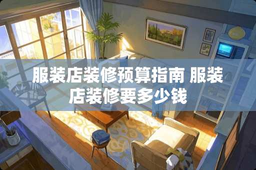 服装店装修预算指南 服装店装修要多少钱