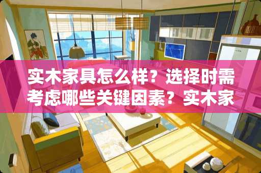 实木家具怎么样？选择时需考虑哪些关键因素？实木家具怎么样