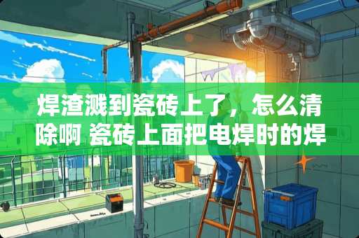 焊渣溅到瓷砖上了，怎么清除啊 瓷砖上面把电焊时的焊渣掉上面了.怎么能弄干净