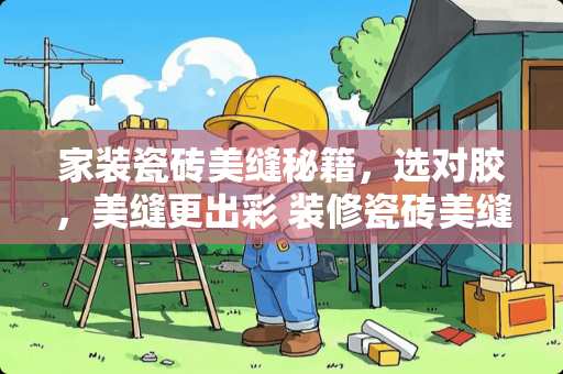 家装瓷砖美缝秘籍，选对胶，美缝更出彩 装修瓷砖美缝用什么胶