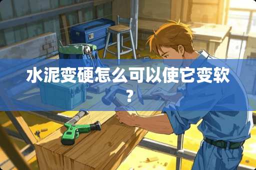 水泥变硬怎么可以使它变软？