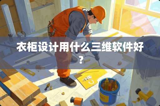 衣柜设计用什么三维软件好？