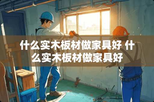 什么实木板材做家具好 什么实木板材做家具好