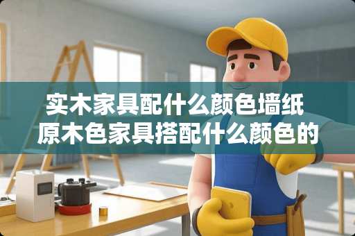 实木家具配什么颜色墙纸 原木色家具搭配什么颜色的壁布