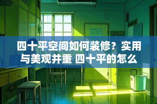四十平空间如何装修？实用与美观并重 四十平的怎么装修