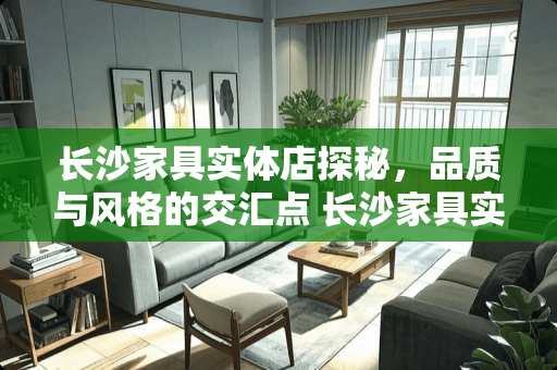 长沙家具实体店探秘，品质与风格的交汇点 长沙家具实体店吗