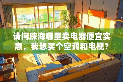 请问珠海哪里卖电器便宜实惠，我想买个空调和电视？