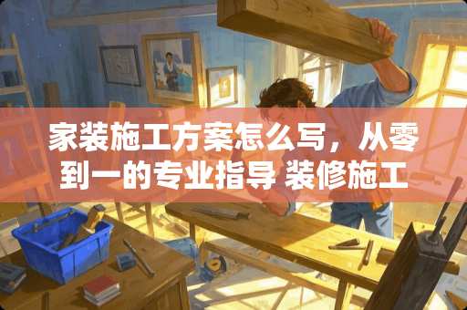 家装施工方案怎么写，从零到一的专业指导 装修施工方案怎么写