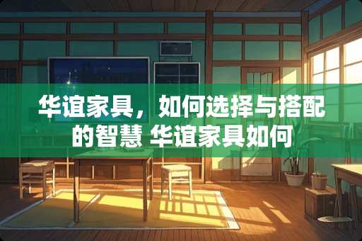 华谊家具，如何选择与搭配的智慧 华谊家具如何