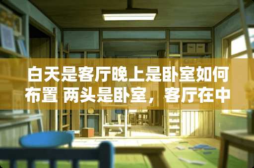 白天是客厅晚上是卧室如何布置 两头是卧室，客厅在中间，怎么设计装修才能又采光又美观