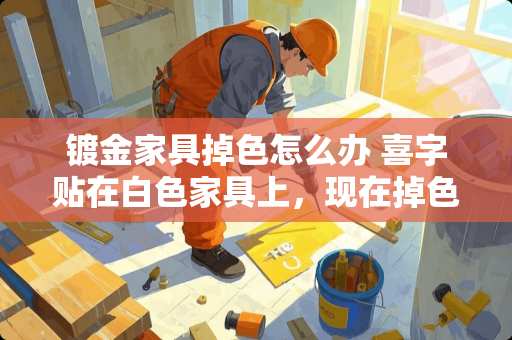 镀金家具掉色怎么办 喜字贴在白色家具上，现在掉色了，没有用，该如何处理