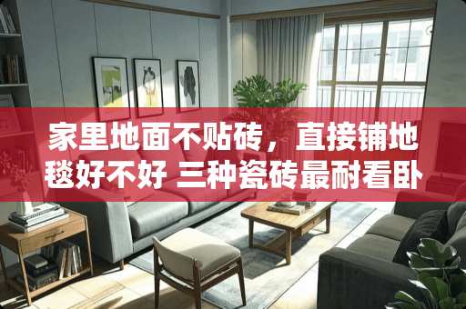 家里地面不贴砖，直接铺地毯好不好 三种瓷砖最耐看卧室
